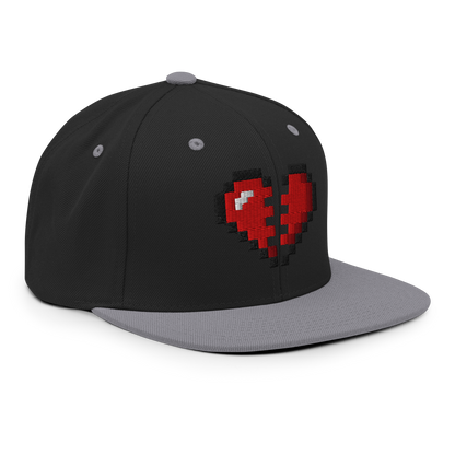 Broken Heart Snapback Hat