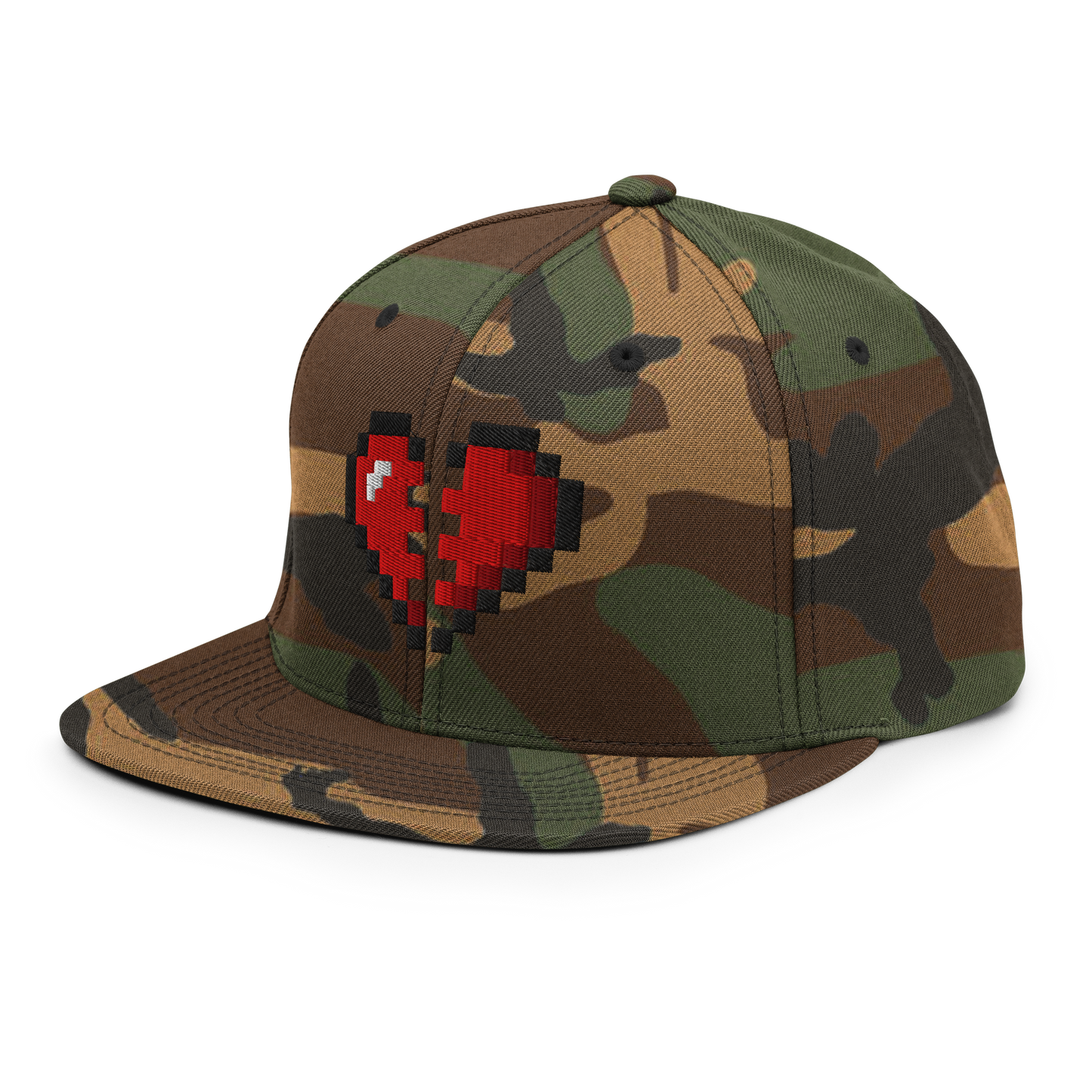 Broken Heart Snapback Hat