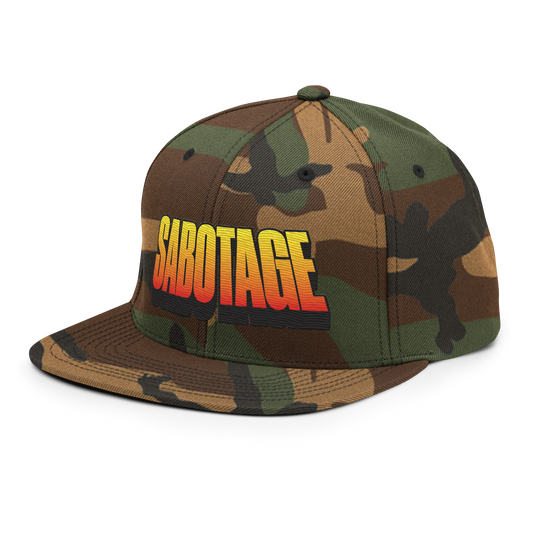 Sabotage Snapback Hat