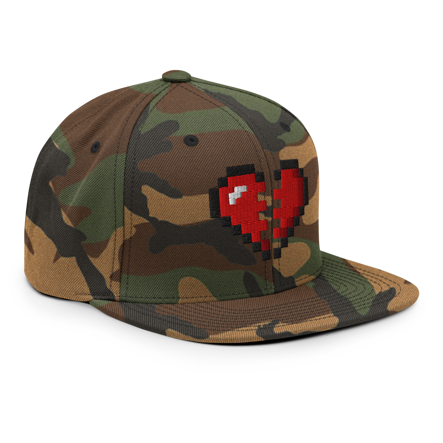 Broken Heart Snapback Hat