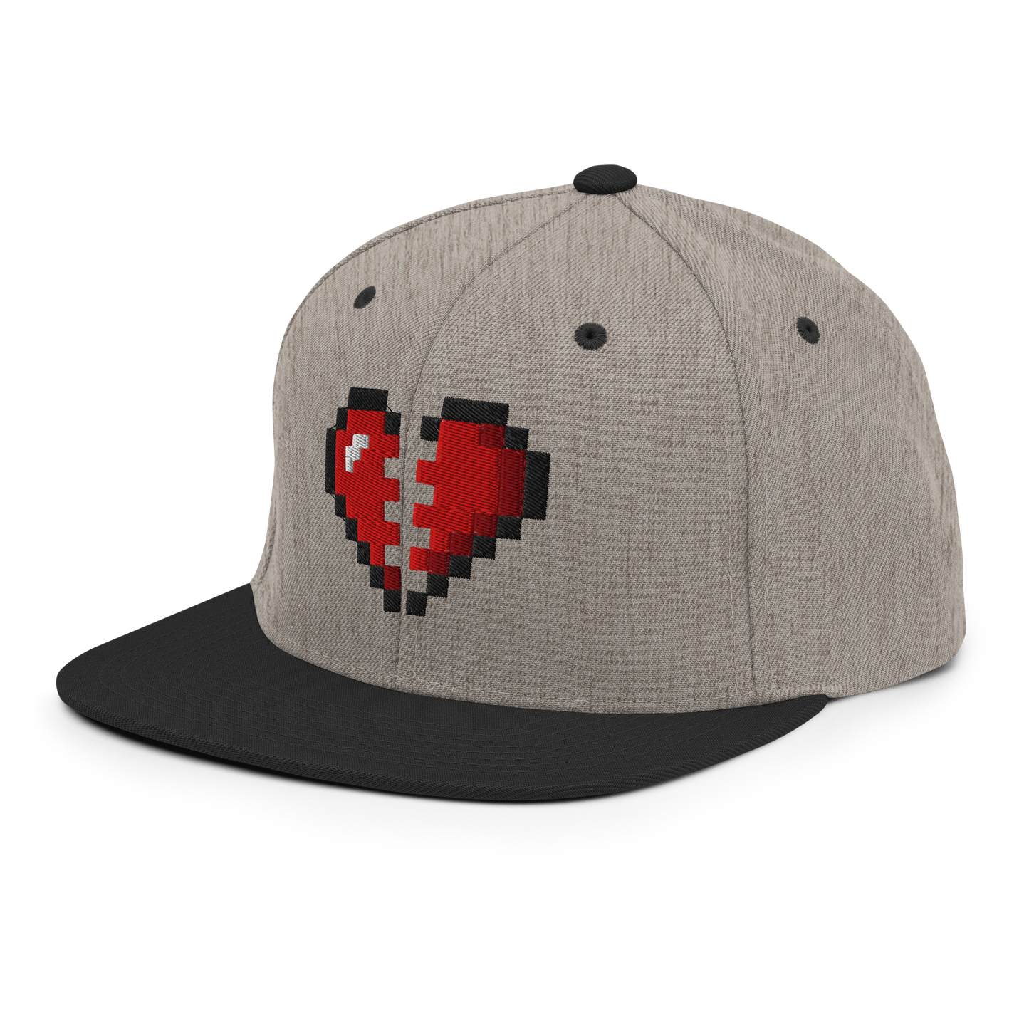 Broken Heart Snapback Hat