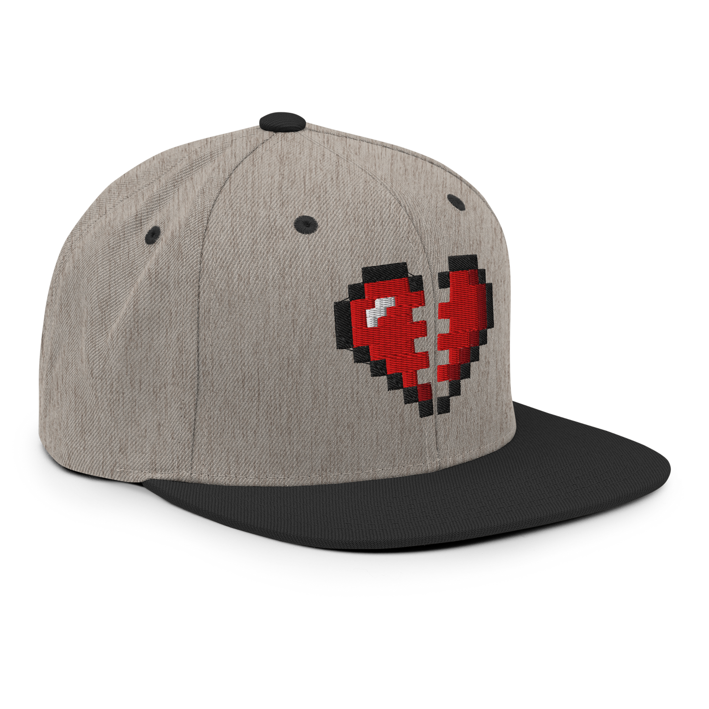 Broken Heart Snapback Hat