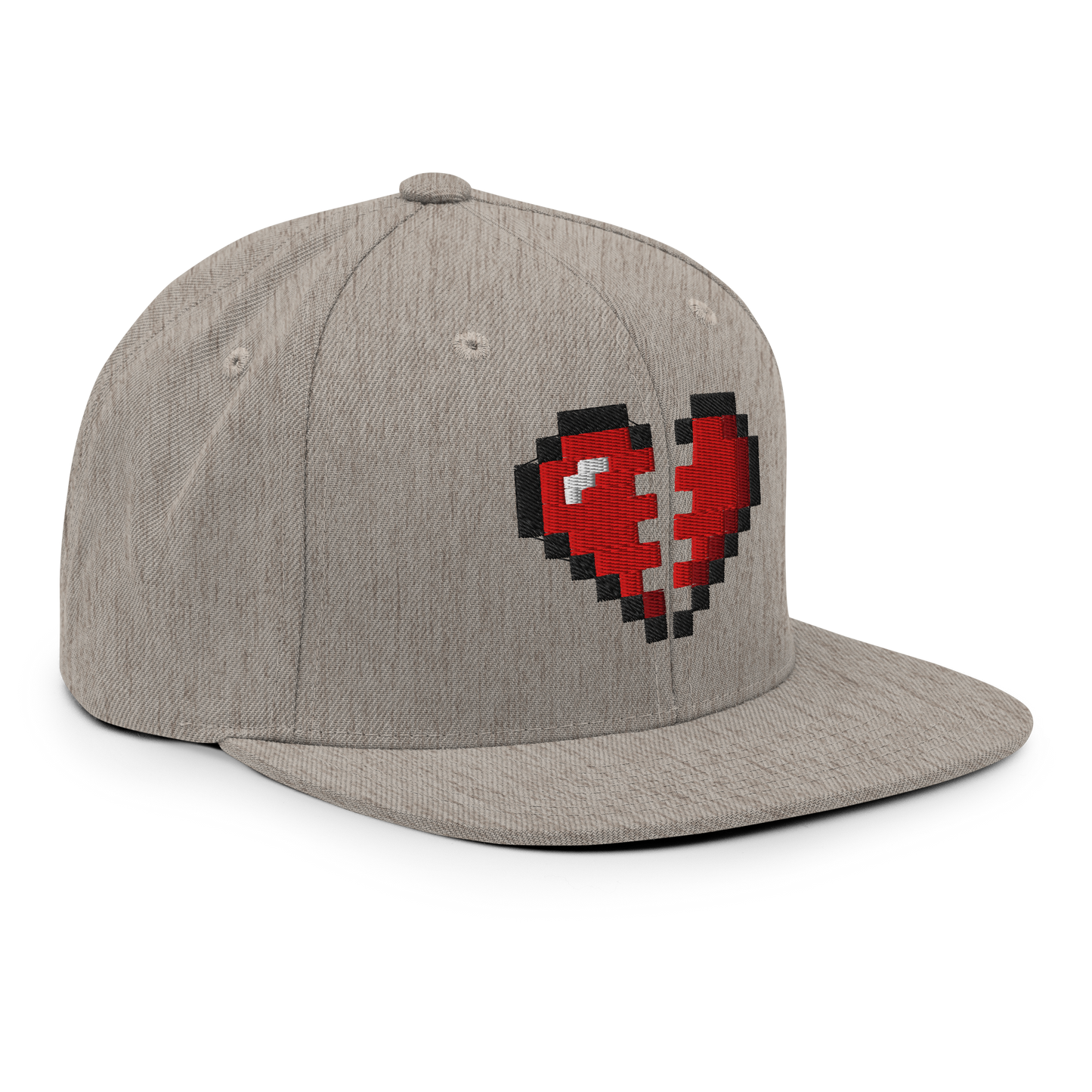 Broken Heart Snapback Hat