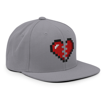 Broken Heart Snapback Hat